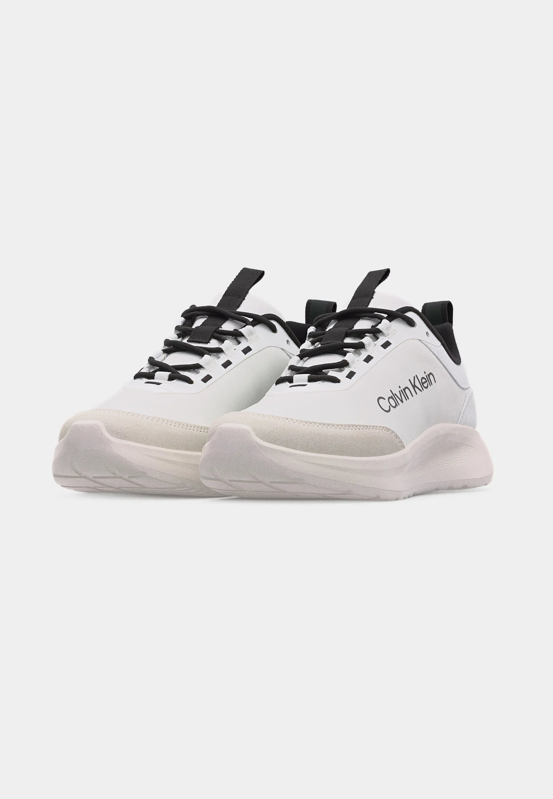 Calvin Klein LIGHT RUNN ESS LACEUP - Trainers - bright white/black