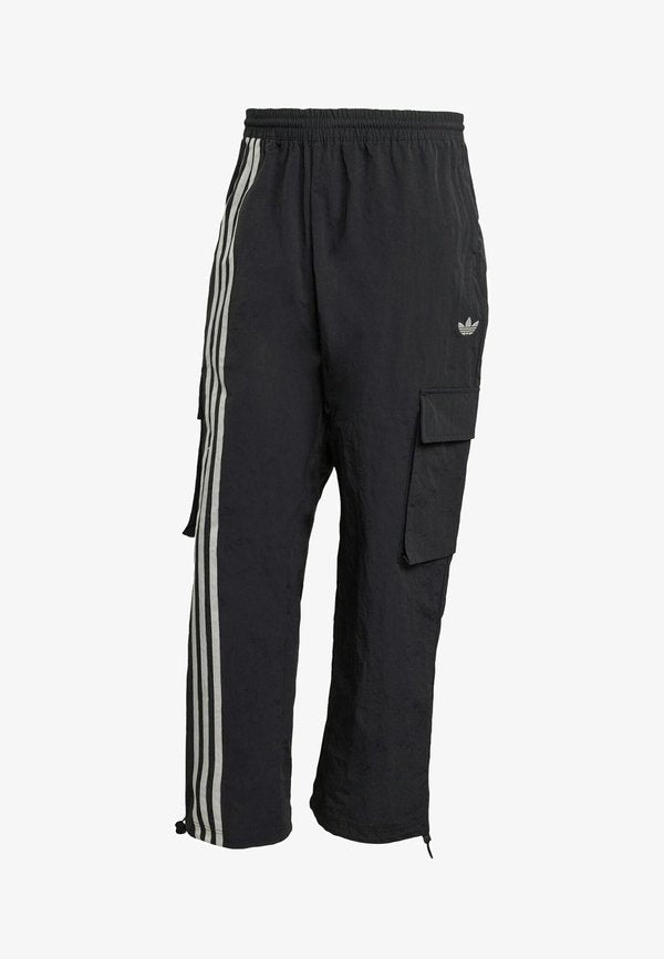 adidas Originals FRONT STRIPES  - Cargo trousers - black