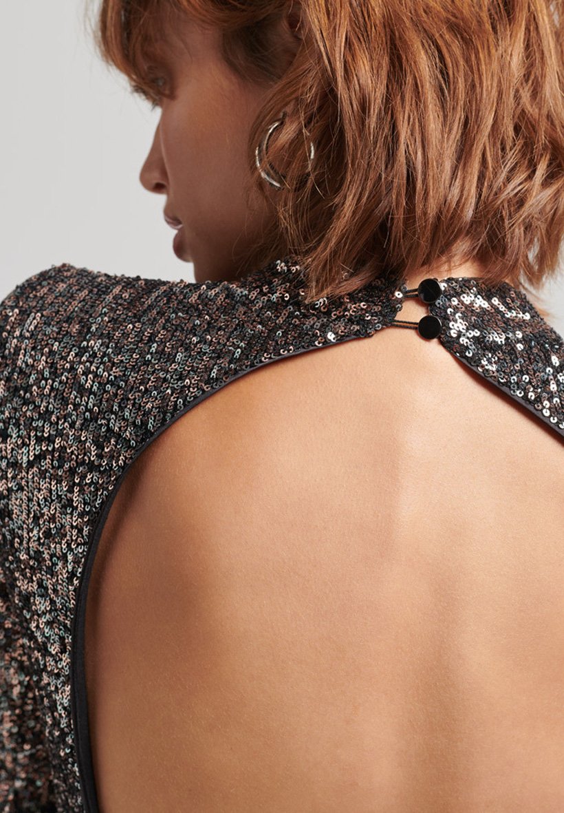 Superdry & Co LONG SLEEVE BACKLESS SPARKLY