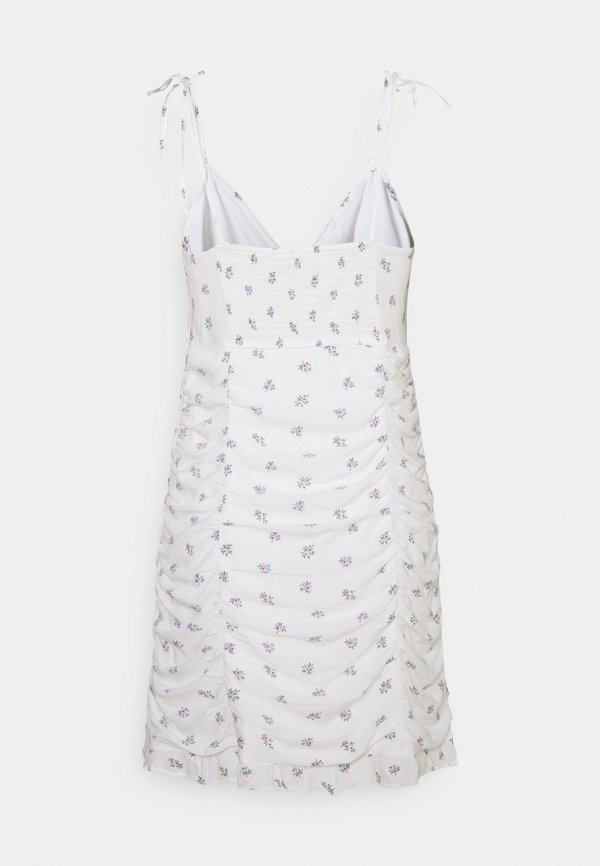 Hollister Co. BARE RUCHED SHORT DRESS