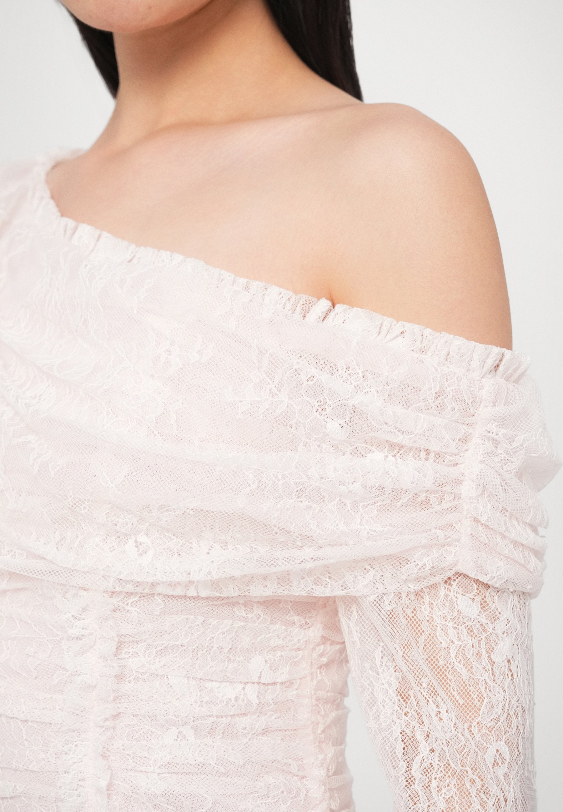 Needle & Thread GIGI ONE SHOULDER ROUCHED GOWN