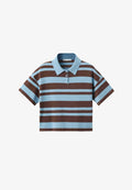 Mango ADULT - Polo shirt - light blue brown