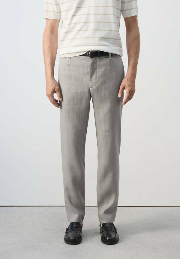 Mango ADULT - Chinos - light heather grey