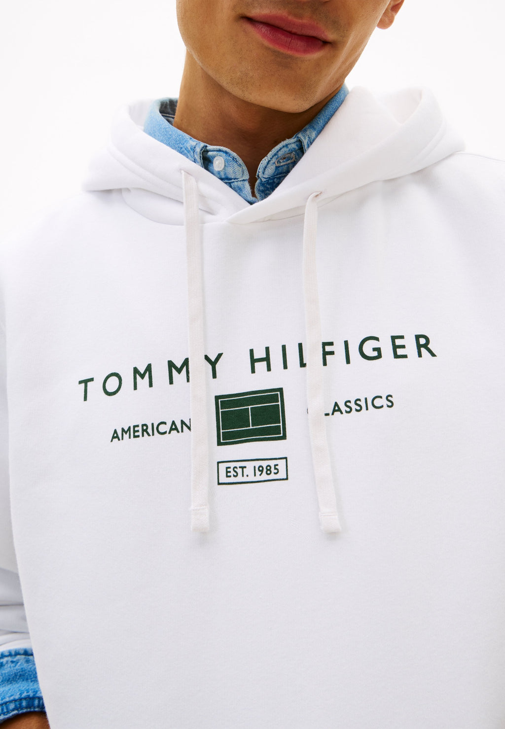 LOGO TERRY DRAWSTRING HOODY Media 5