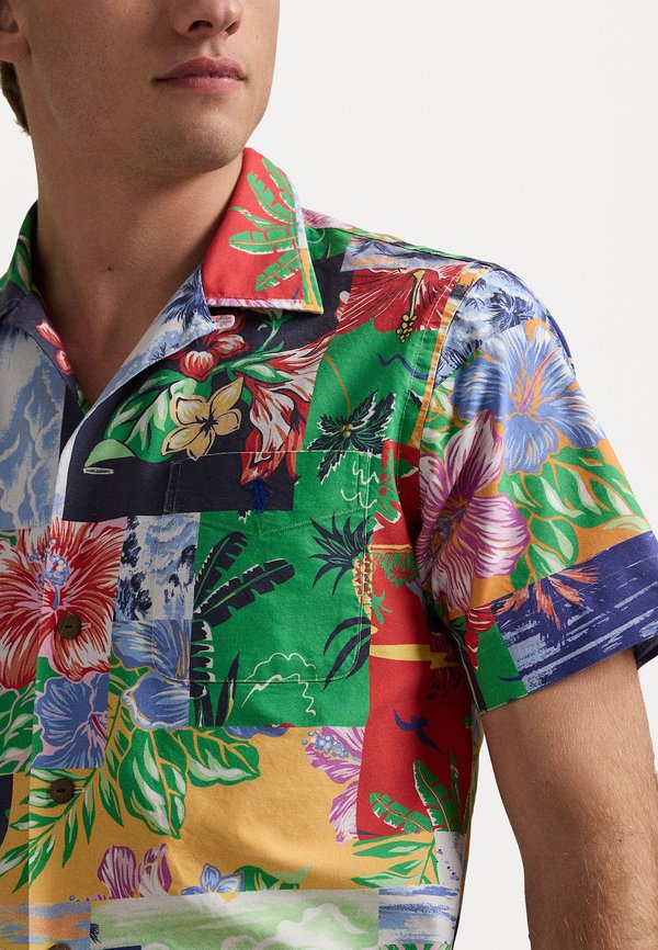 Polo Ralph Lauren CLASSIC FIT PATCHWORK PRINT OXFORD SHIRT
