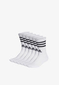 adidas Performance 6 PACK - Sports socks - white