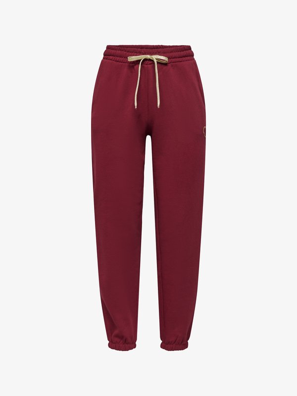ONLY ONLNOOMI Regular Fit - Tracksuit bottoms - cabernet
