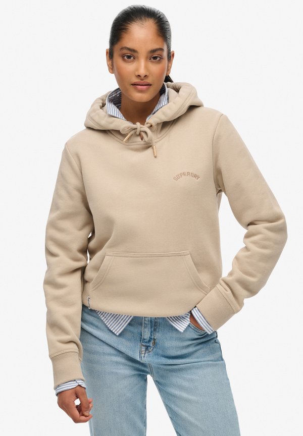 Superdry & Co ESSENTIAL LOGO - Hoodie - cobblestone grey