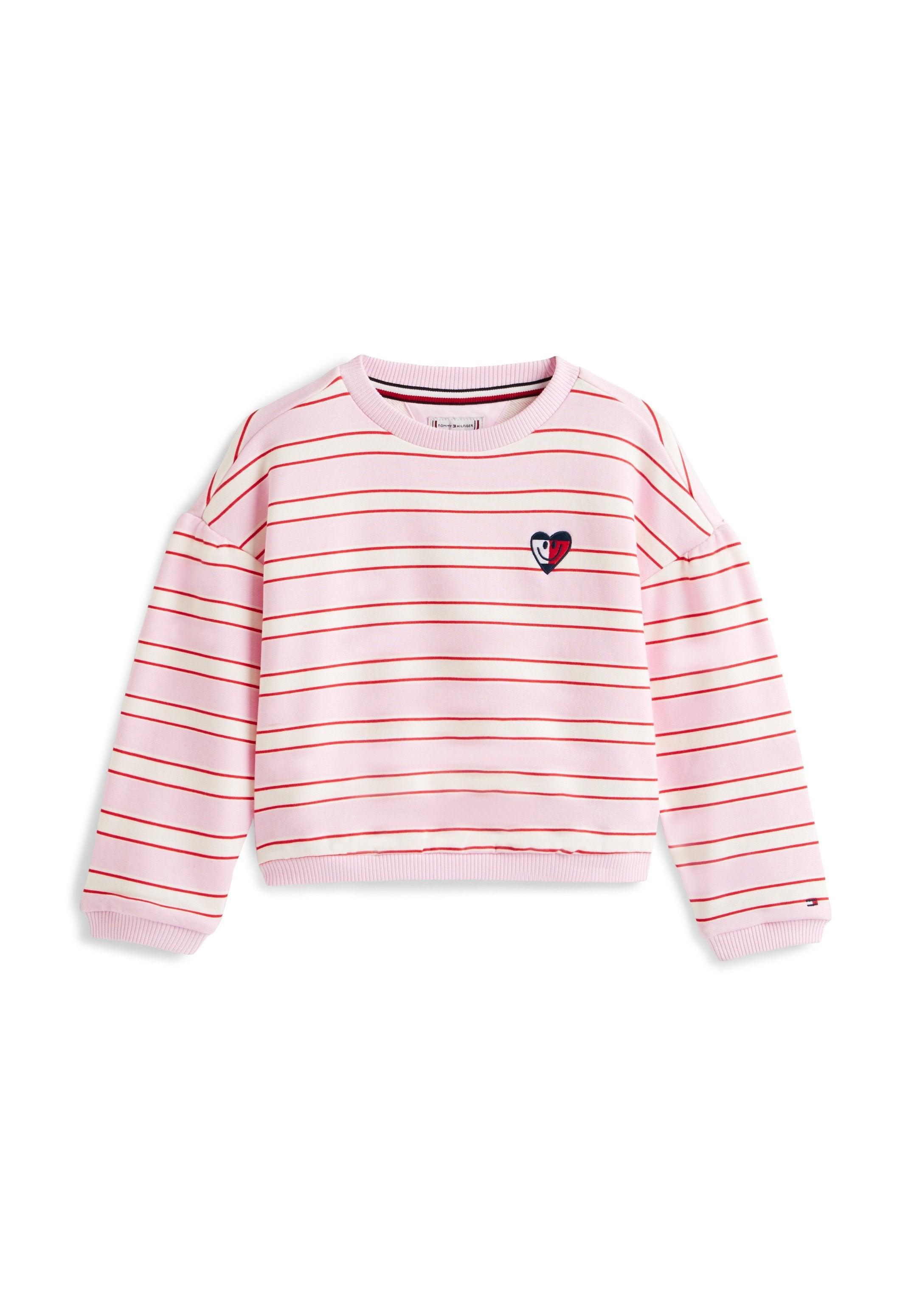 SMILEY HEART FLAG RELAXED SWEATSHIRT Media 1