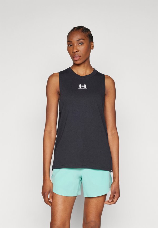 Under Armour RIVAL - Top - black /  / white
