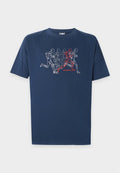 New Balance REPEAT PERFORMANCE RUNNER - Print T-shirt - navy