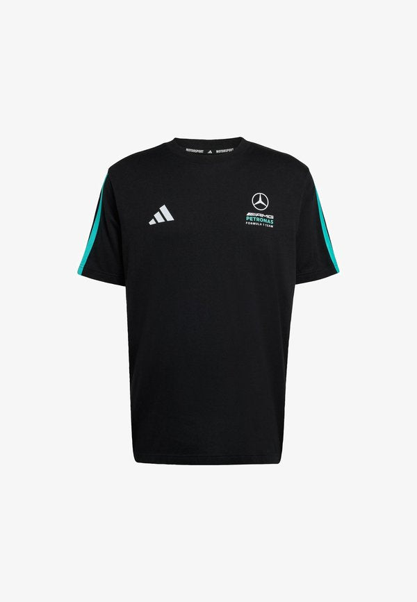 adidas Performance MERCEDES - AMG PETRONAS FORMULA 1 TEAM DNA - Sports T-shirt - black semi mint rush