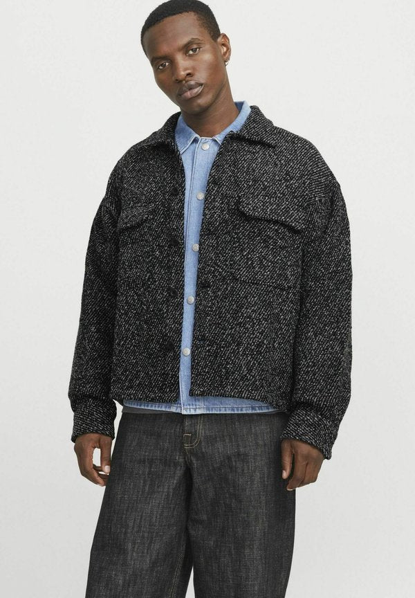 Jack & Jones Over Wide Fit - Light jacket - black