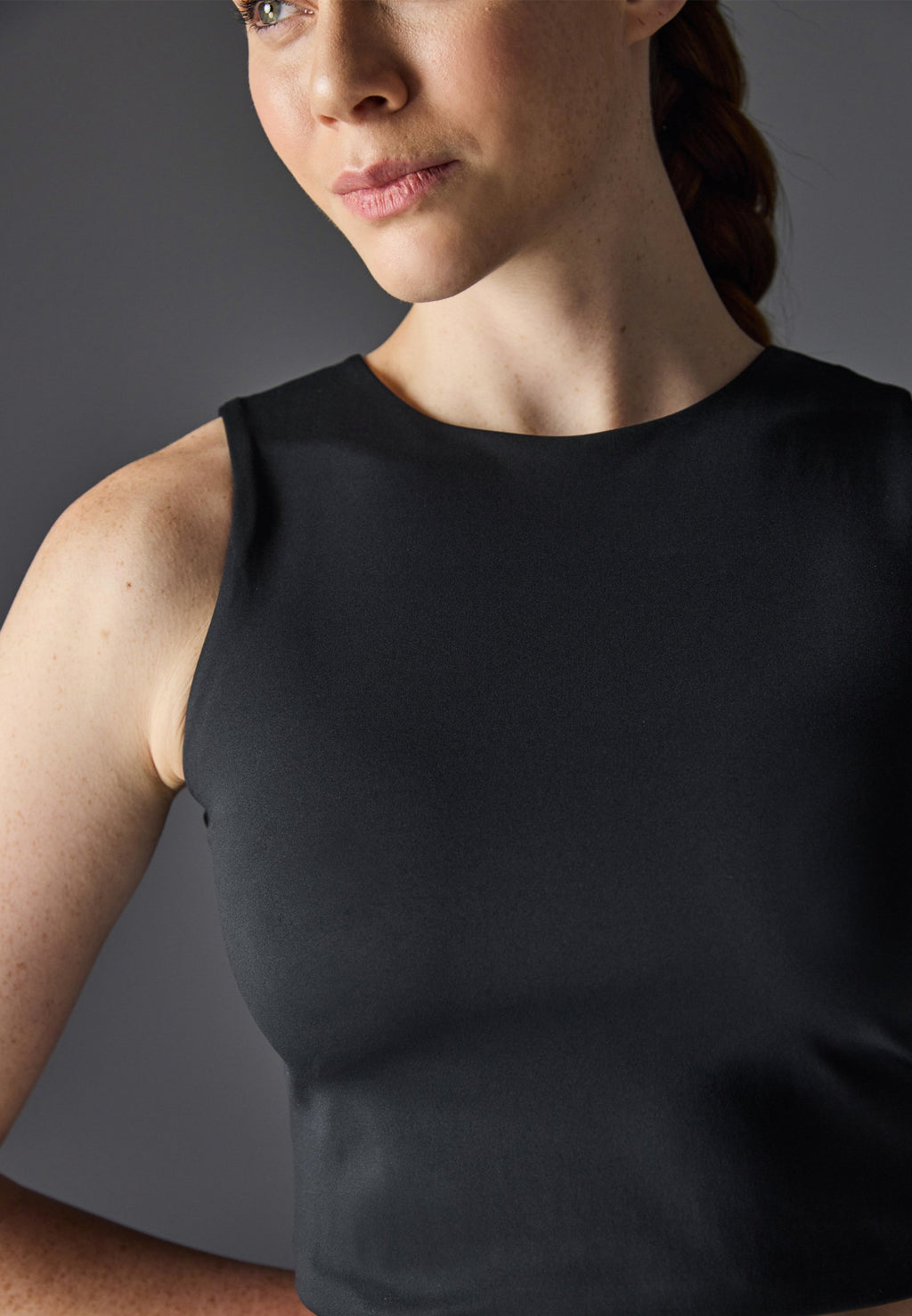 Even&Odd active CROPPED SPORTS VEST WITH BUILT-IN BRA PADDING