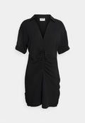 NMELLEN ROUCHING POLO DRESS Media 1