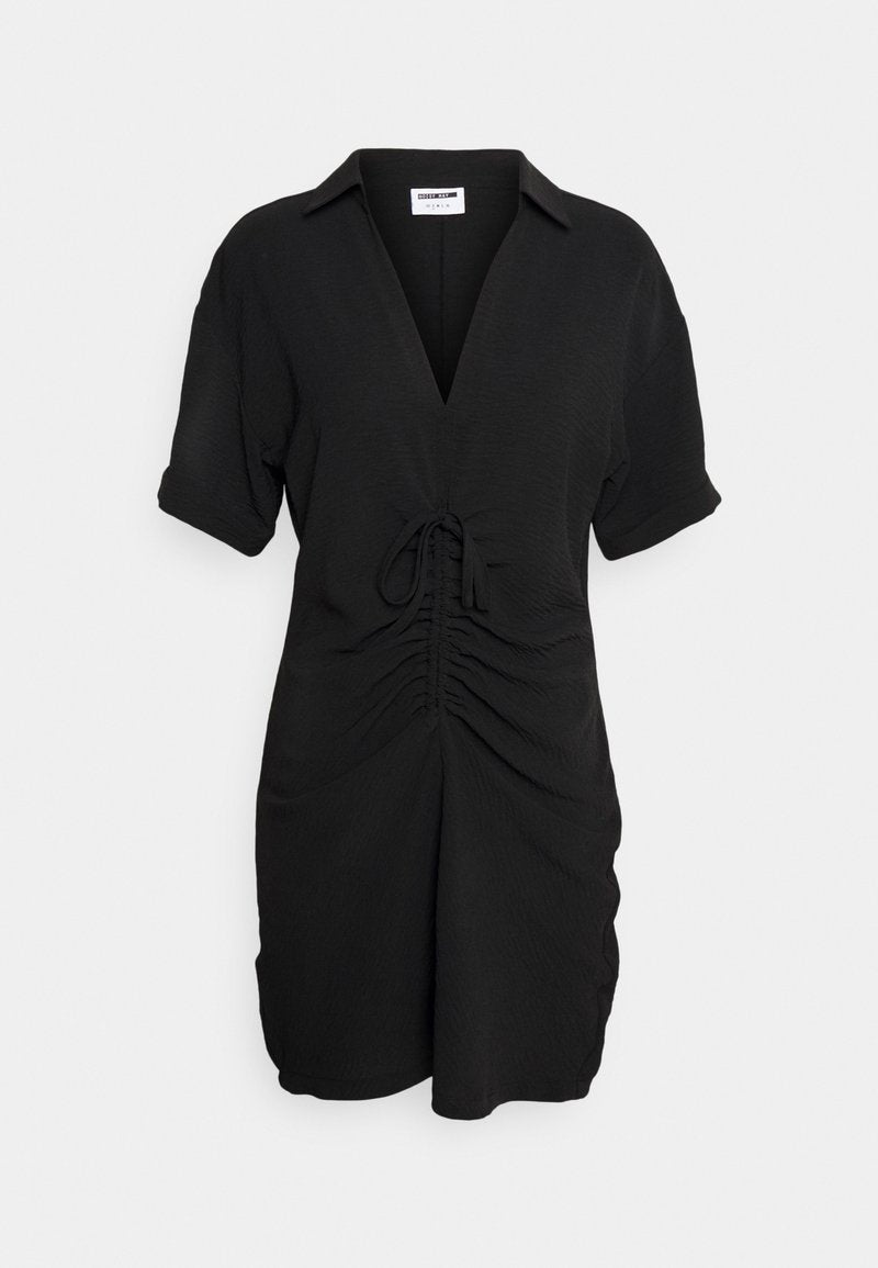 NMELLEN ROUCHING POLO DRESS Media 1