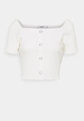 NA-KD BABYLOCK RUFFLE TOP