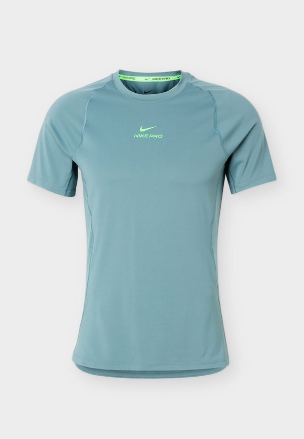 Nike Performance Sports T-shirt - mineral slate/green strike