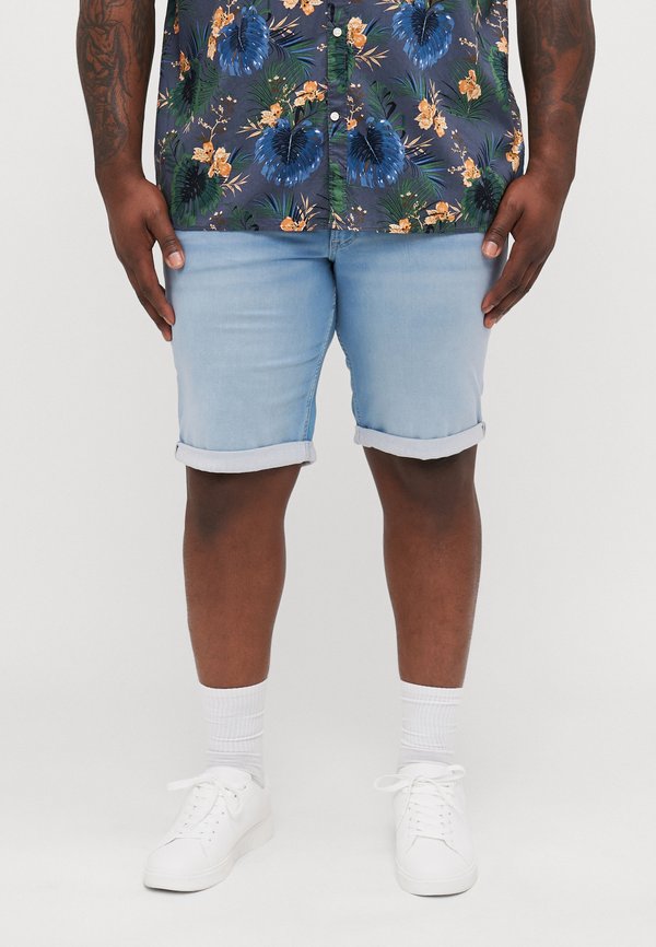 Jack & Jones Denim Plus Size Regular Fit - Denim shorts - blue denim