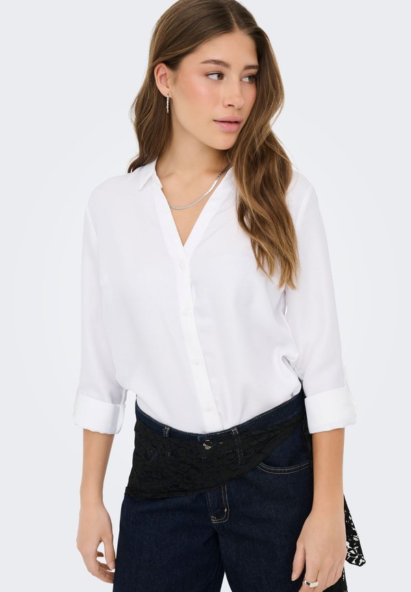 ONLY ONLRILLO - Button-down blouse - bright white