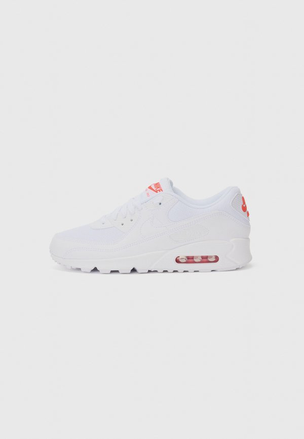 Nike Sportswear AIR MAX 90 - Trainers - white/crimson