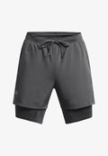 Under Armour LAUNCH - 2-in-1 shorts - castlerock