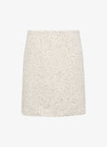 s.Oliver MIT VERDECKTEM REISSVERSCHLUSS - A-line skirt - beige