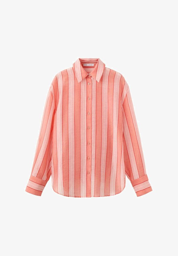 Mango ADULT - Button-down blouse - orange