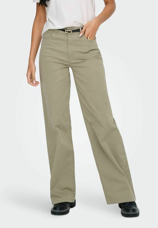 ONLY ONLMADISON-STELLA Wide Leg Fit - Trousers - brindle