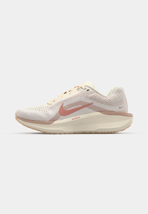 Nike Performance AIR WINFLO 11 - Road running shoes - pale ivory/metallic rose gold/particle pink/pearl white/silt red