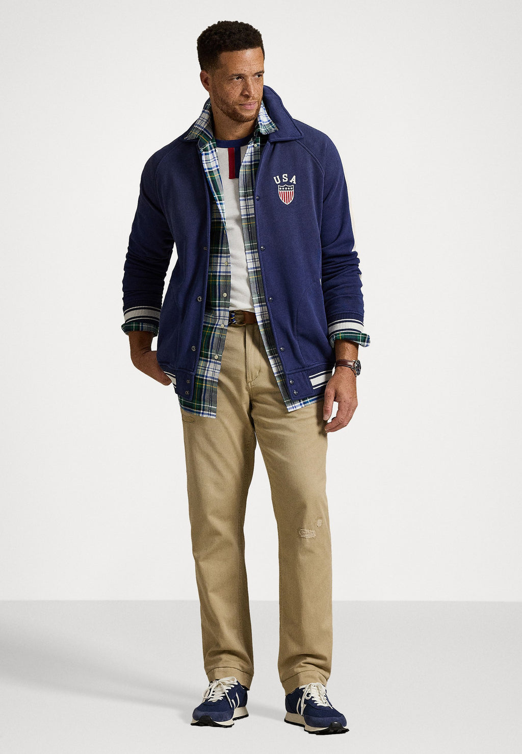 Polo Ralph Lauren Big & Tall FLEECE GRAPHIC JACKET