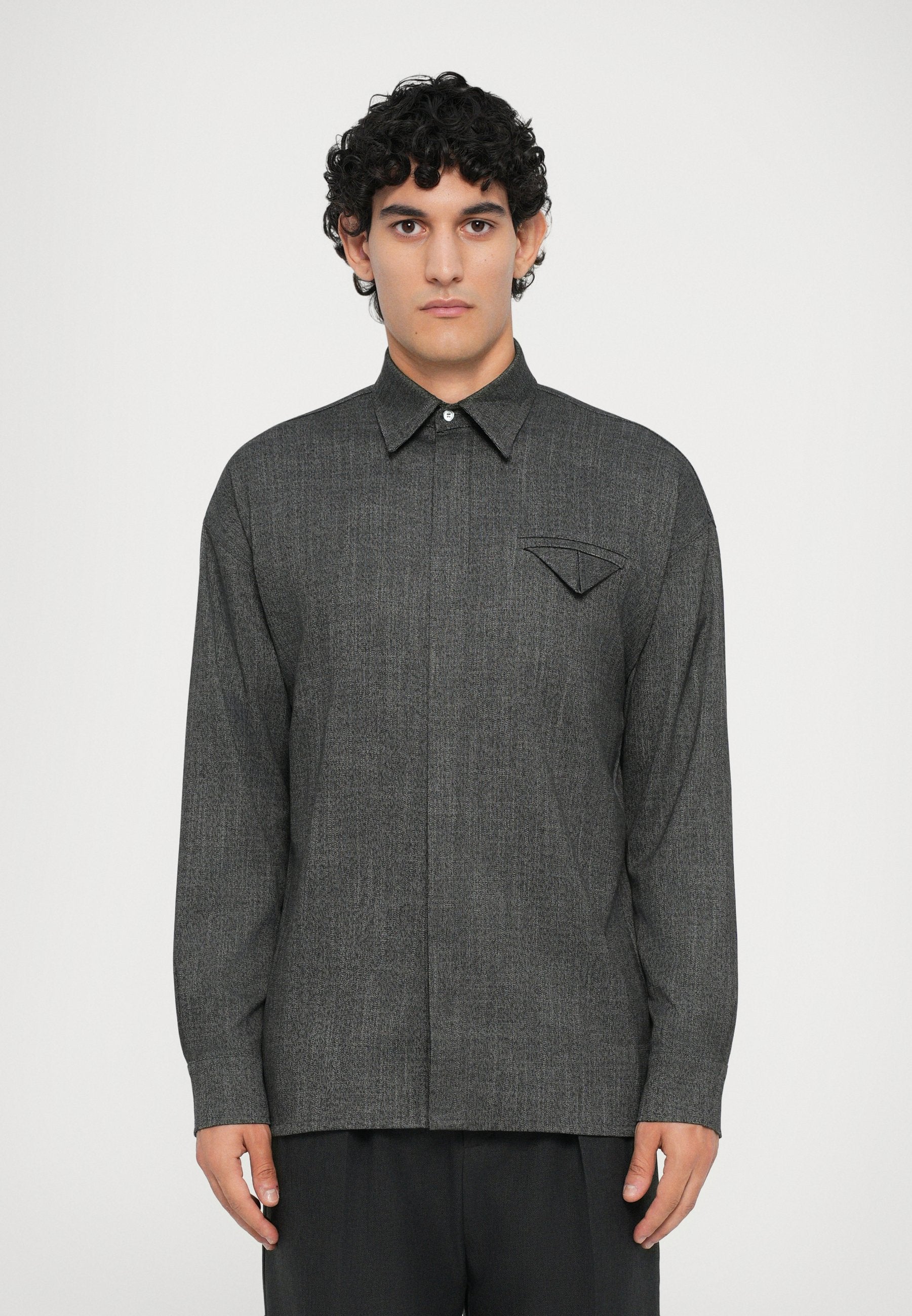Essential Collective HIDDEN BUTTON SHIRT