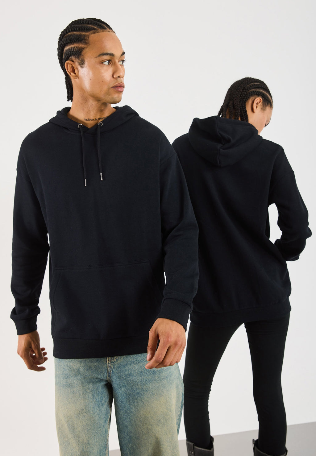 YOURTURN UNISEX 2 PACK RELAXED FIT HOODIE