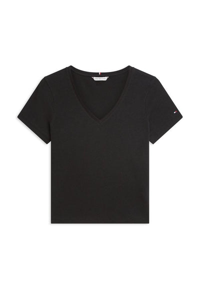 Tommy Hilfiger LINEN BLEND V-NECK T-SHIRT