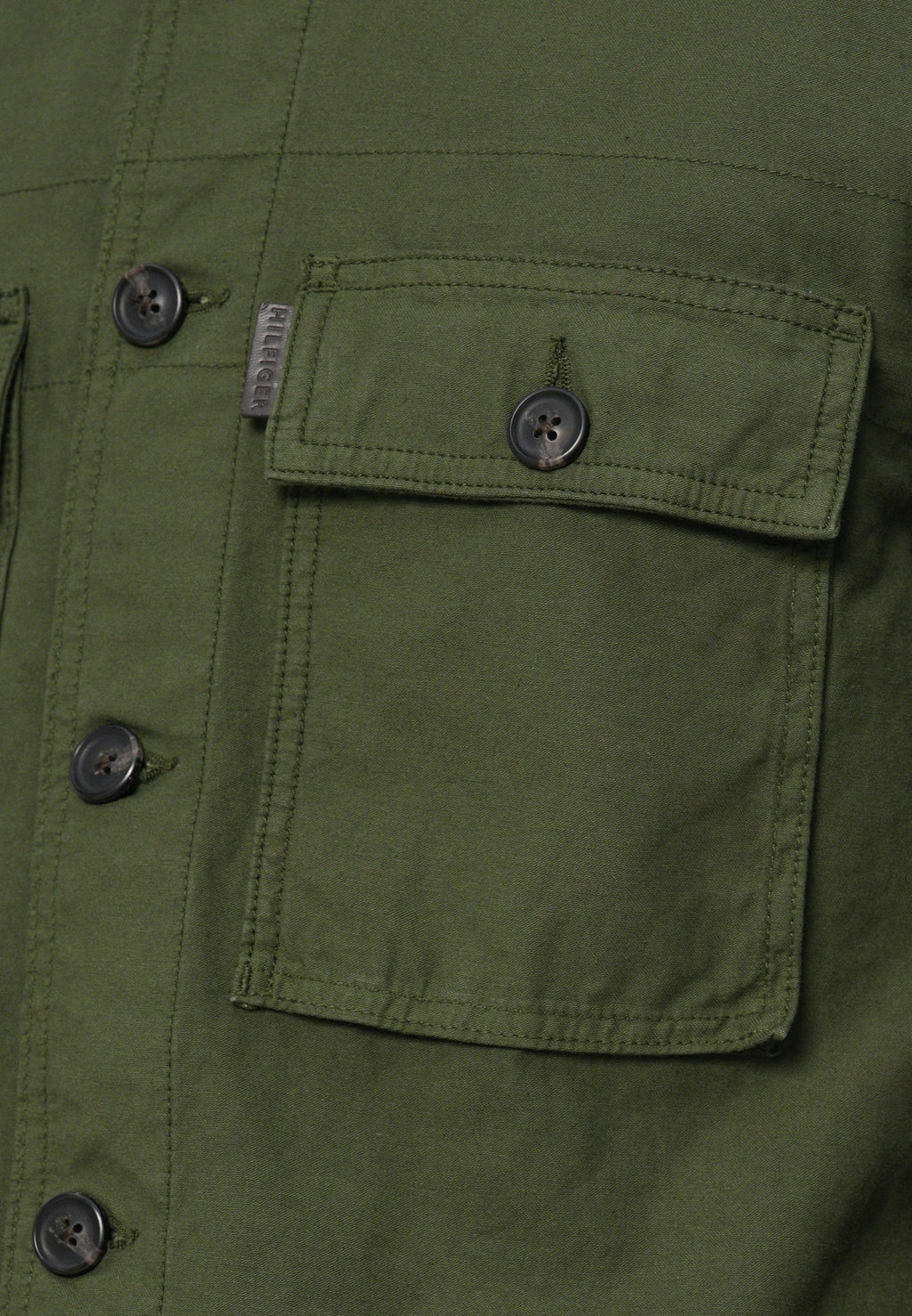 TEXTURED WASHED SATEEN UTILITY SHIRT JACKET Media 6