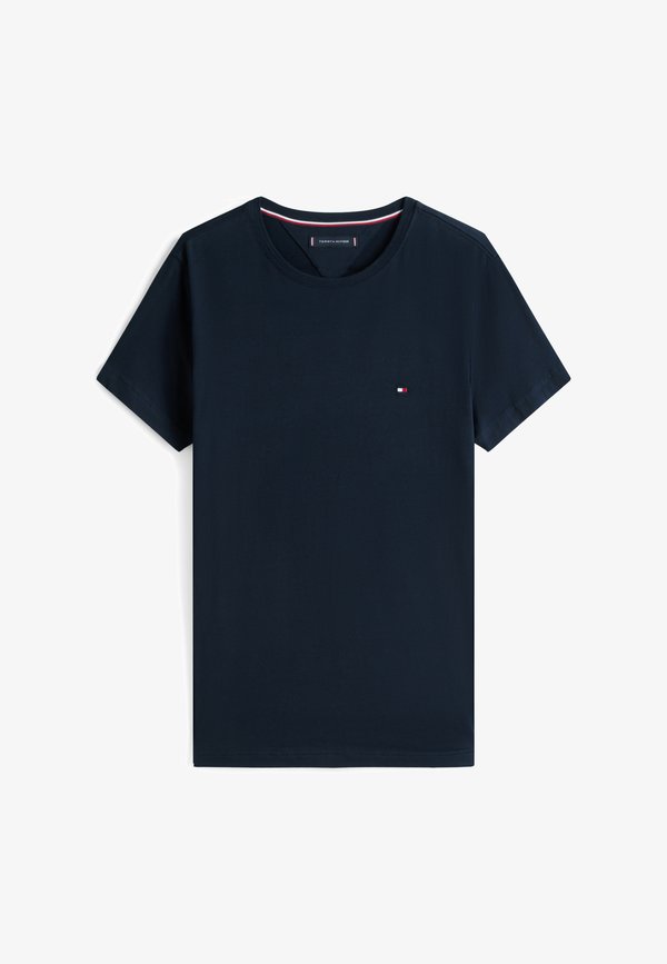 Tommy Hilfiger CORE STRETCH SLIM NECK TEE - Basic T-shirt - desert sky