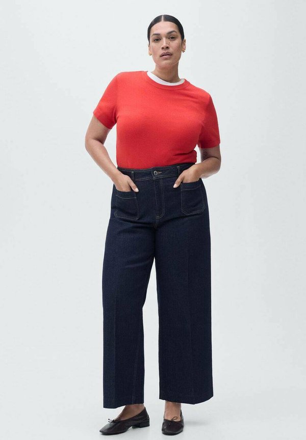 Mango Wide Leg - blue