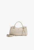 Guess EVIE TRIPLE COMPARTMENT  - Handbag - light taupe