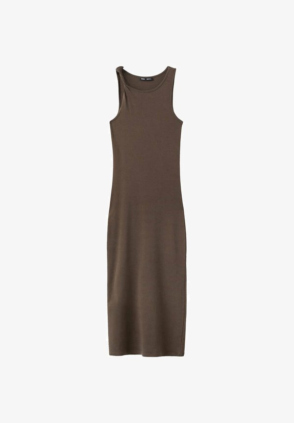 Mango ADULT - Jersey dress - dark brown