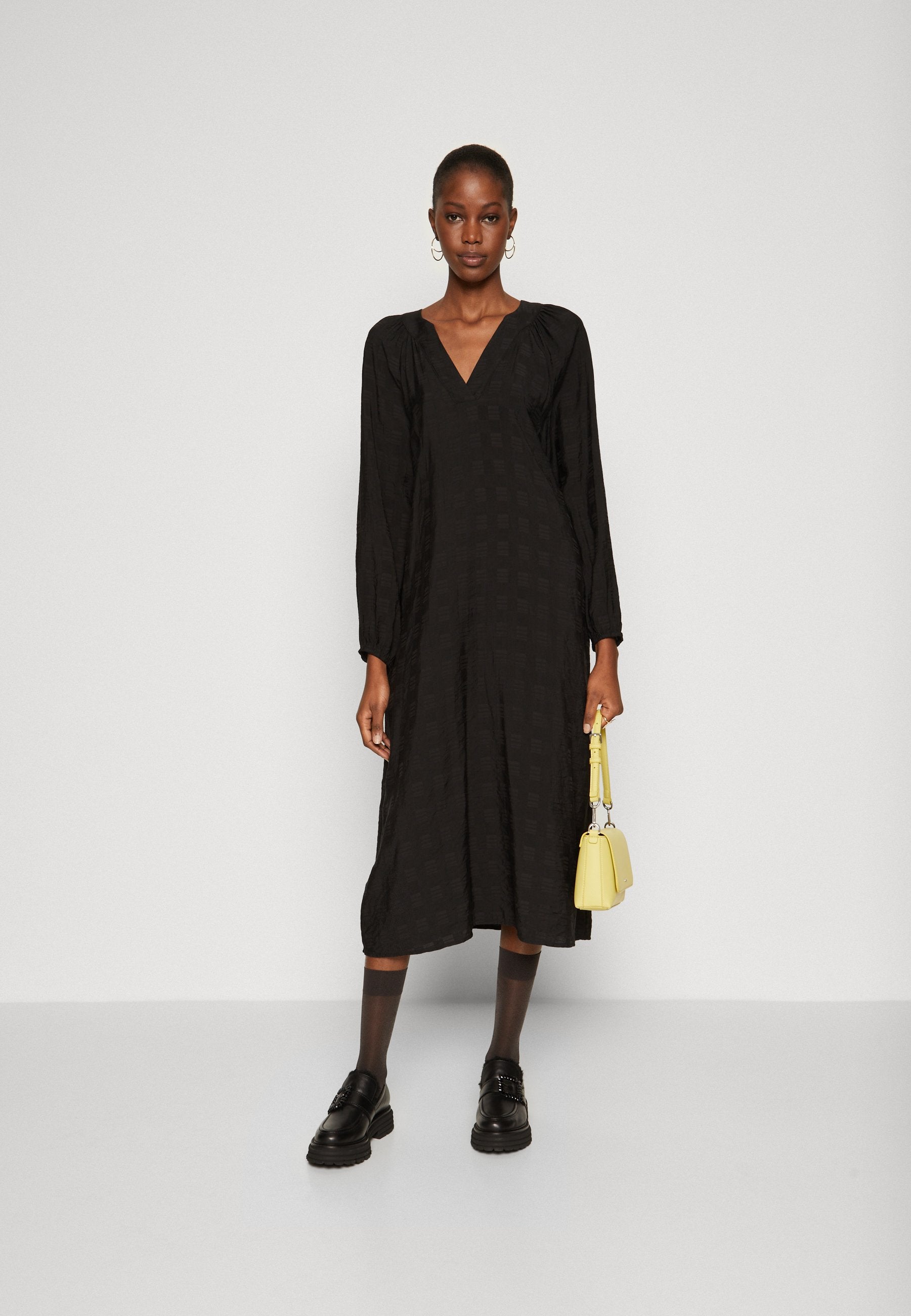 Selected SLFPERCY V NECK MIDI DRESS