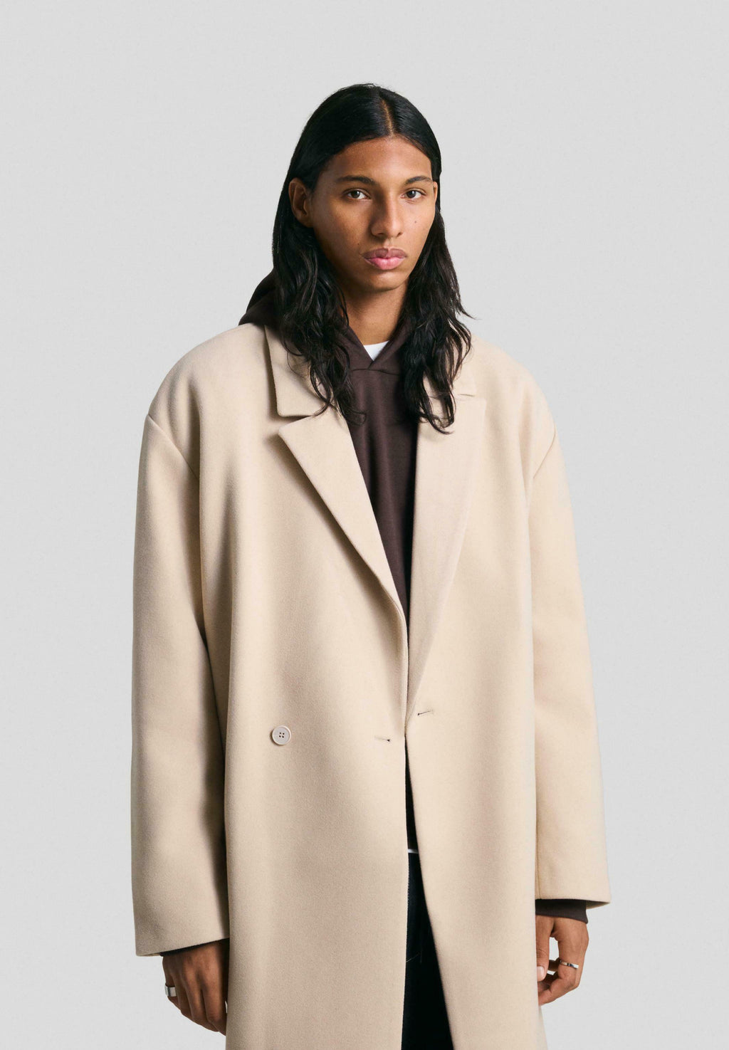 Bershka DOUBLE-BREASTED TEXTURE
