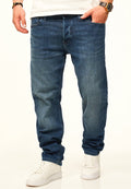 Jack & Jones MIKE ARIS ORIGINAL DENIM HOSE MIT STRETCH JEANS - Straight leg jeans - db