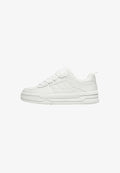 Bershka CHUNKY SKATER - TRAINERS - Skate shoes - white