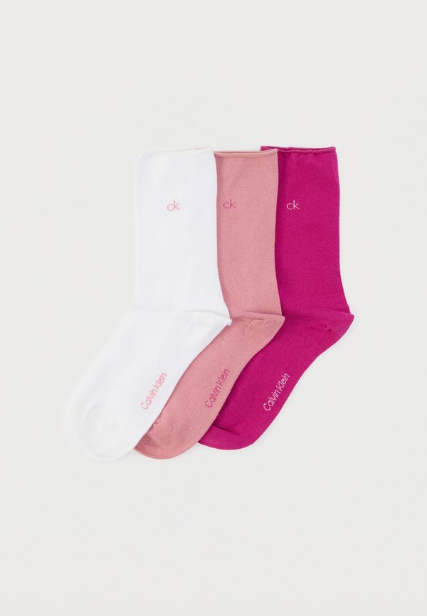 Calvin Klein Underwear WOMEN SOCK 3 PACK - Socks - rose pink
