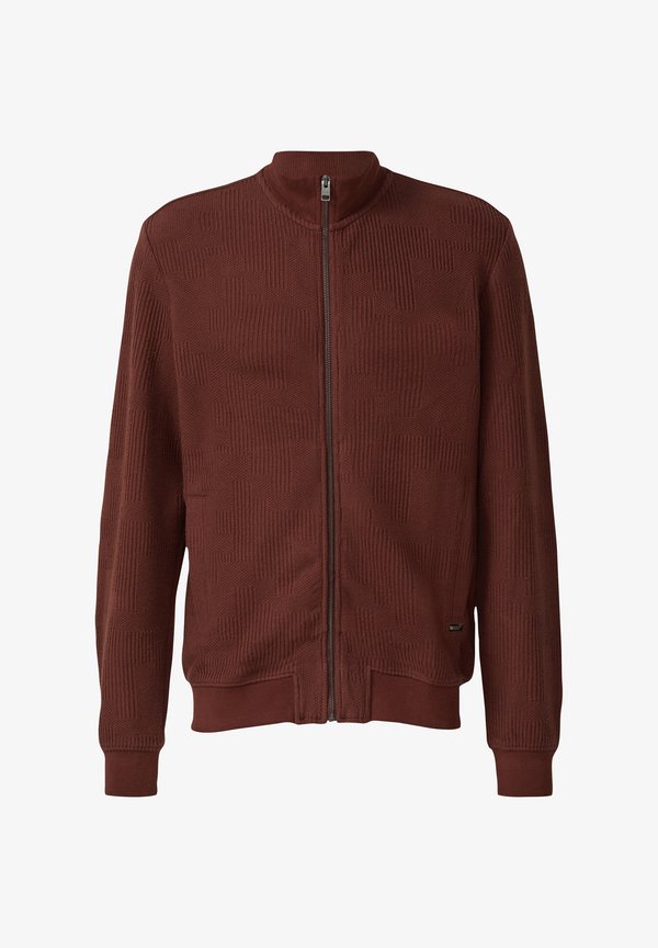 s.Oliver Zip-up sweatshirt - bordeaux