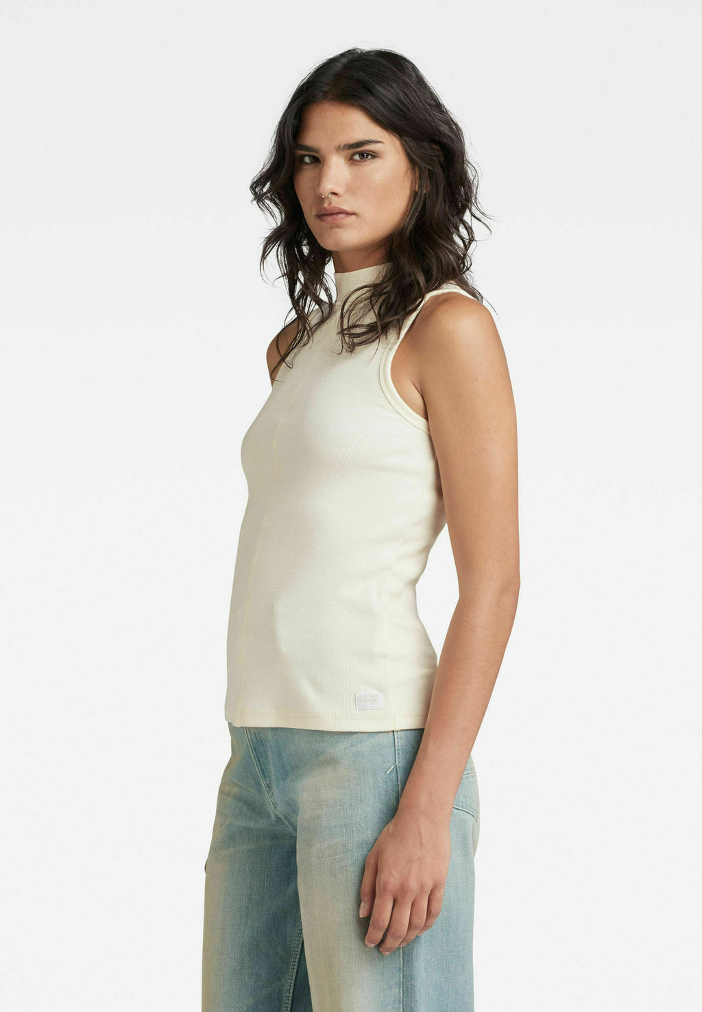 OPEN BACK MOCK SLIM Media 5