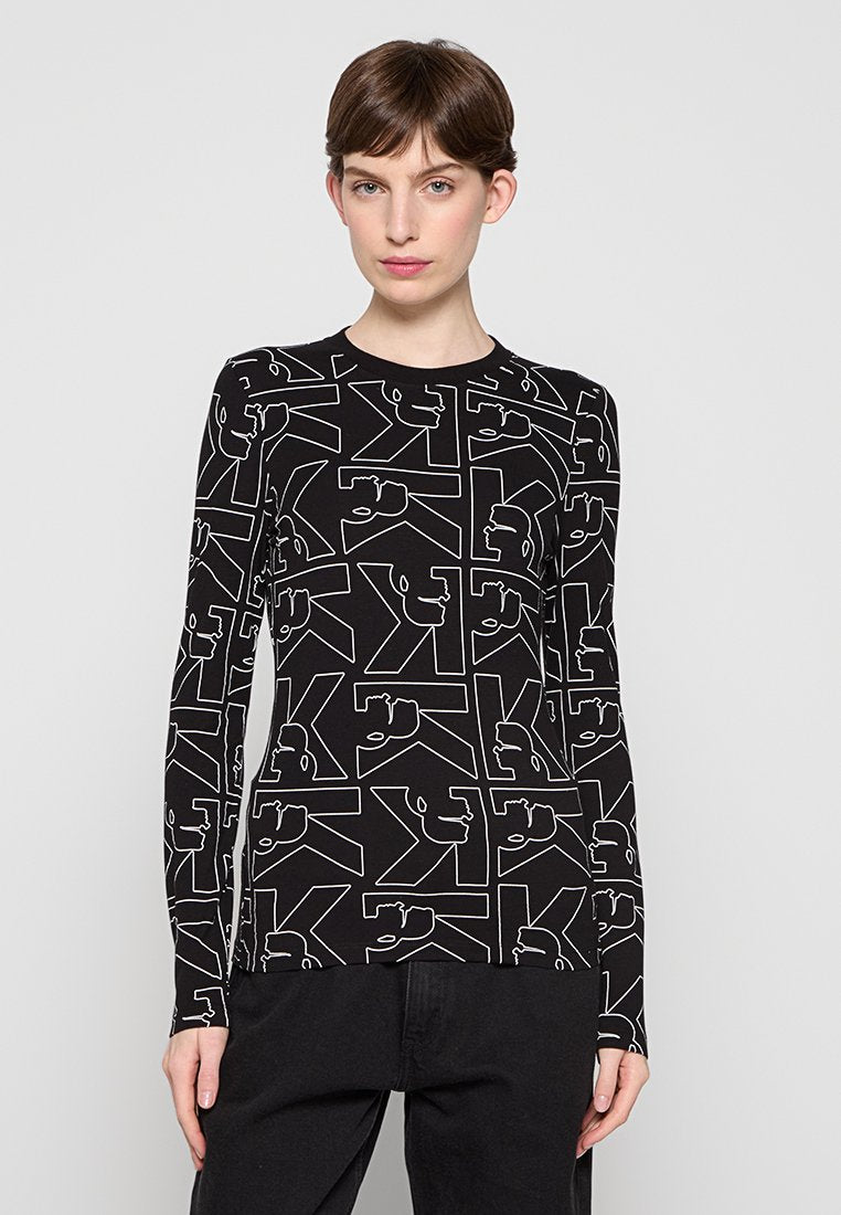 KARL LAGERFELD Langarmshirt Media 1