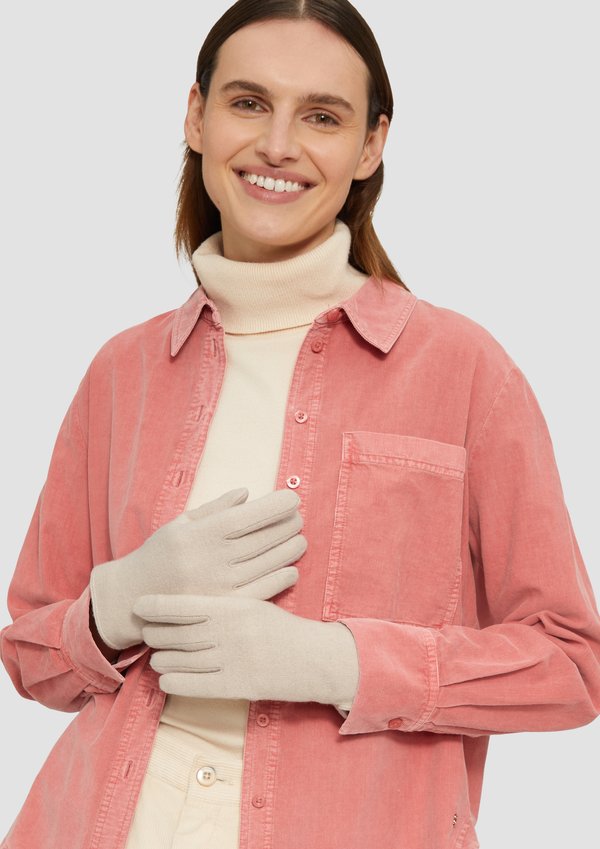 s.Oliver Gloves - beige