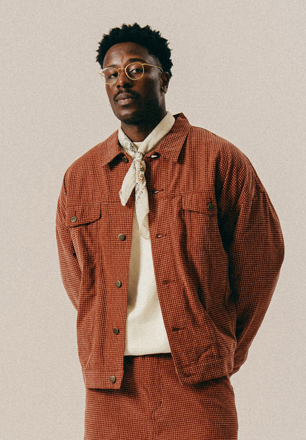 BLKVIS CHECKED CHENILLE JACKET