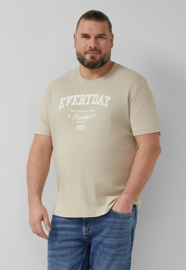 s.Oliver T-SHIRT - Print T-shirt - beige